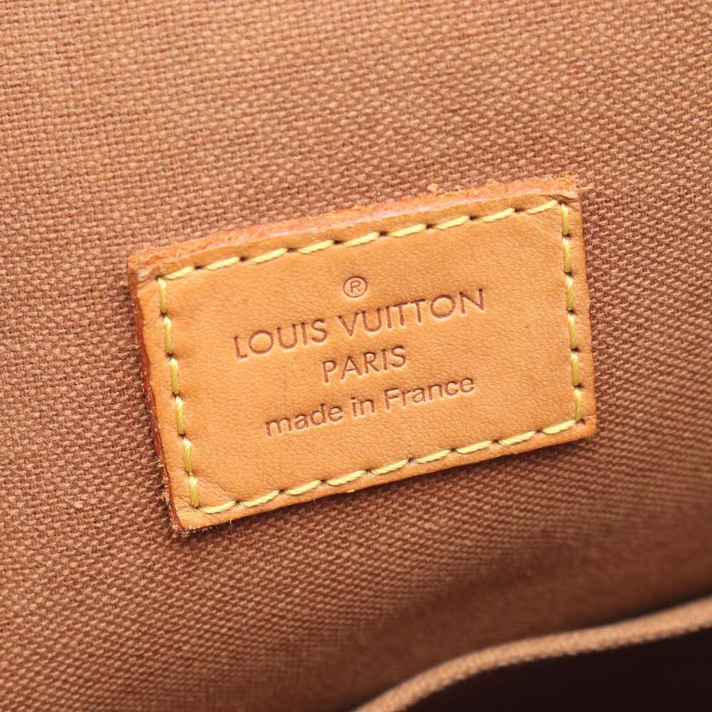LOUIS VUITTON Authentic Brown Monogram Leather Lockit Bag - Picture 4 of 11